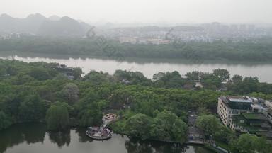 广西桂林旅游城市风景<strong>山水</strong>自然风光航拍